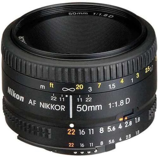 Nikon Nikkor 50 mm f-1.8 D-AF-objektiv