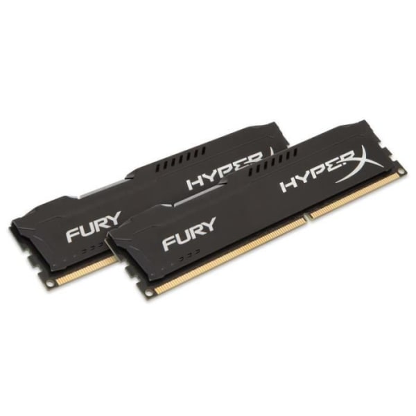 Kingston HyperX Fury DDR3 1866MHz 16GB (2x 8GB) Svart HX318C10FBK2/16-minne