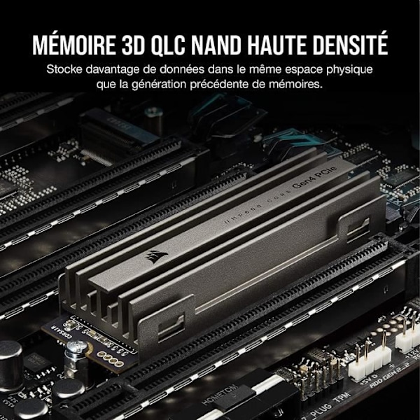 CORSAIR Intern SSD - MP600 Core - 1TB - Nvme (CSSD-F1000GBMP600COR)