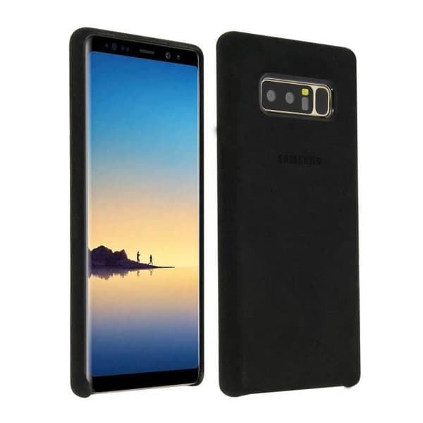 Samsung Alcantara Cover til Note8 - Sort Svart