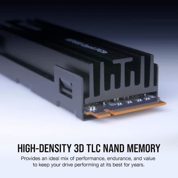 CORSAIR - Sisäinen SSD - Force Series MP600 - 1To - M.2 Nvme Gen 4 (CSSD-F1000GBMP600)