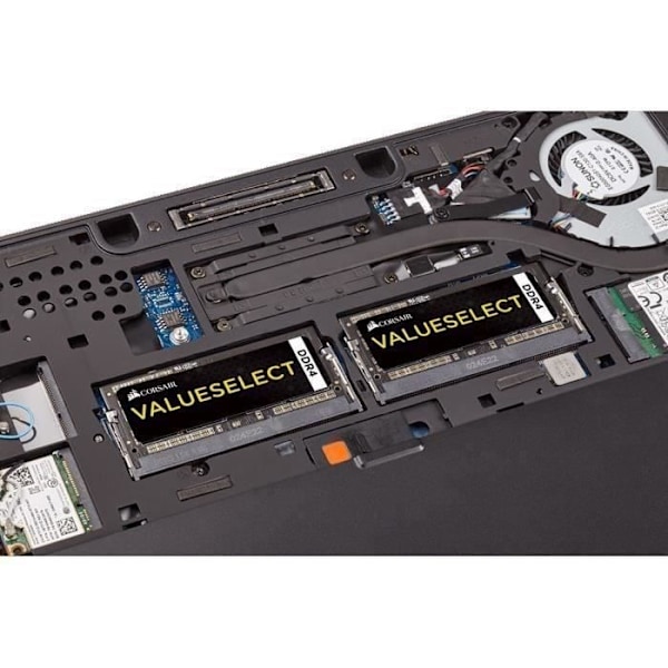 RAM-minne - CORSAIR - ValueSelect DDR4 - 8GB 1x8GB DIMM - 2133 MHz - 1,20V - Svart (CMSO8GX4M1A2133C)