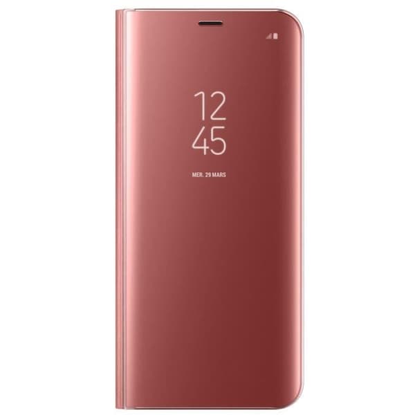 Samsung Clear View Cover Stand S8+ Pink Ros