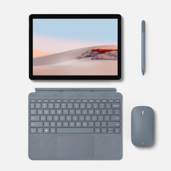 MICROSOFT Keyboard Type Cover Surface Glacier Blue til Surface Go 3 - AZERTY
