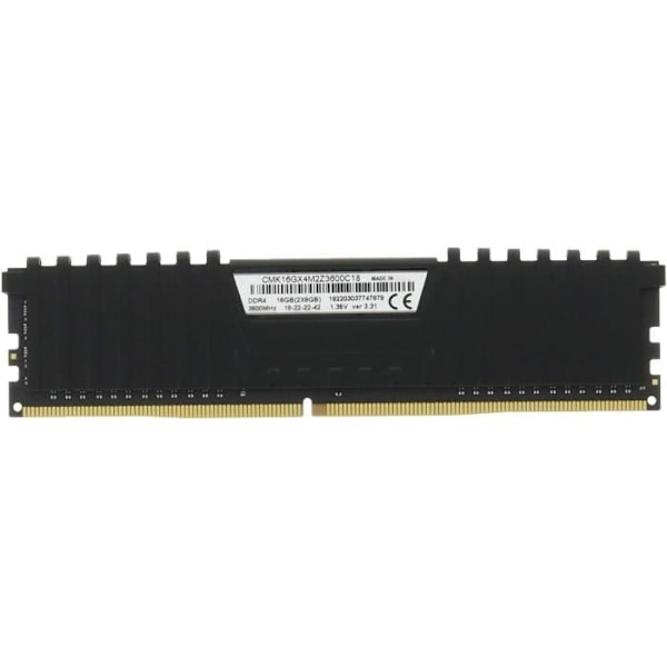 Corsair Vengeance LPX CMK16GX4M2Z3600C18, 16 Gt, 2 x 8 Gt, DDR4, 3600 MHz, 288-napainen DIMM