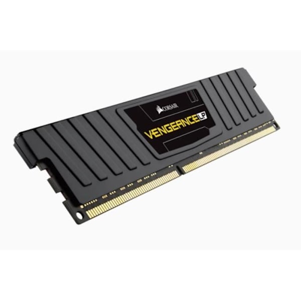 Mémoire PC DDR3 CORSAIR VENGEANCE LP NOIR DISSIPATEUR DE CHALEUR XMP 16GB (2x8) - 1600MHz - 10-10-10-27 (CML16GX3M2A1600C10)