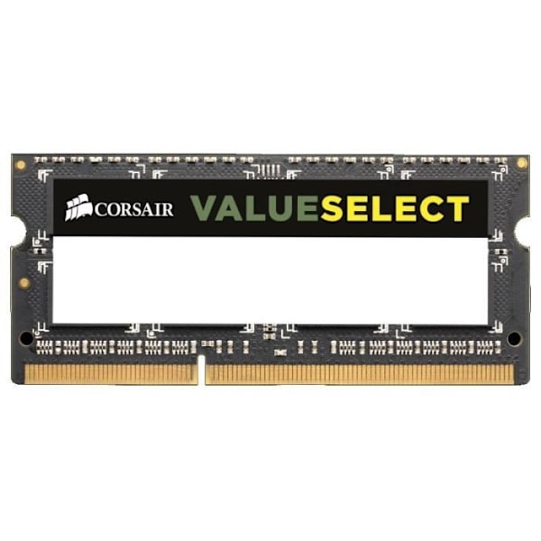CORSAIR Mémoire PC bærbar DDR3 - Værdi Vælg 4 Go (1 x 4 Go) - 1600 MHz - CAS 11 (CMSO4GX3M1A1600C11)