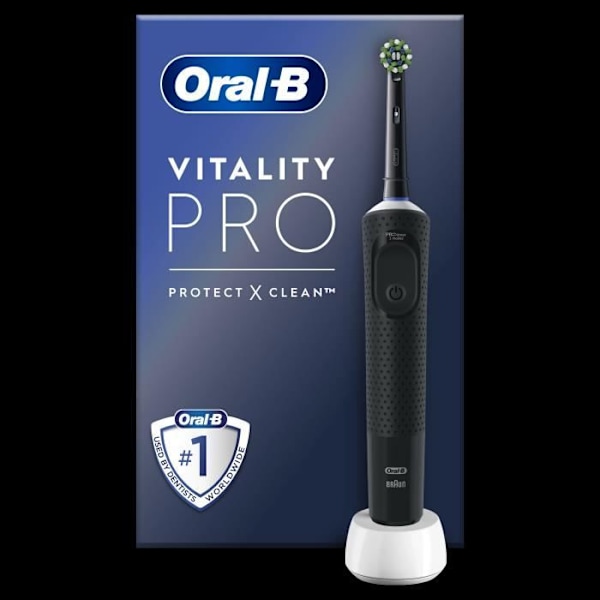 Oral-B Vitality Pro sähköhammasharja, musta, 1 harjaspää Svart