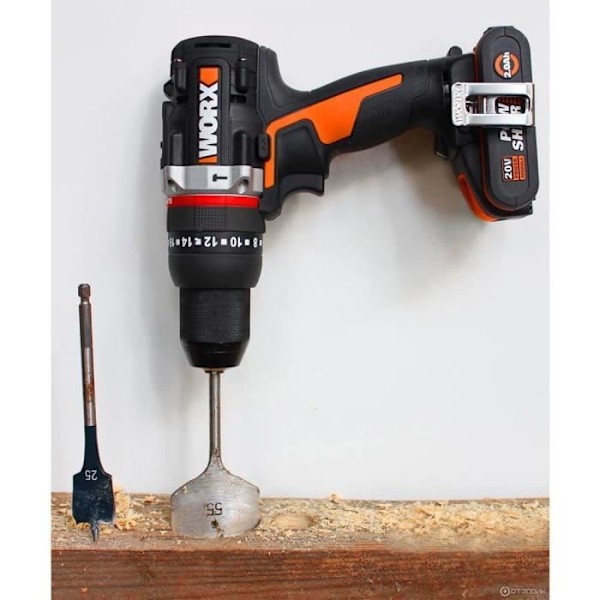 WORX NITRO Akkuporakone ilman harjaa 20V - WX352