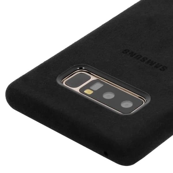 Samsung Alcantara Cover til Note8 - Sort Svart