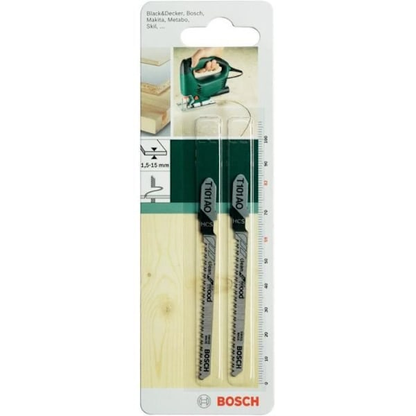 Saha-aita - BOSCH - T101 AO - HCS - 82 mm - 2 kpl