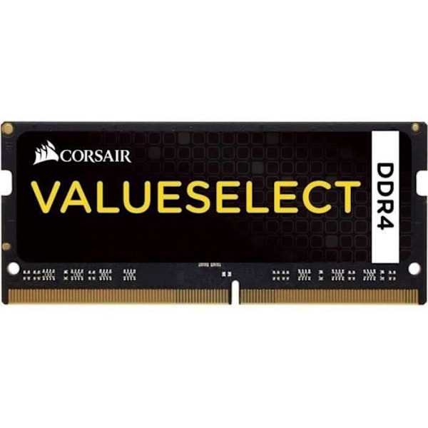 CORSAIR Mémoire PC Portable DDR4 - Værdi Vælg 4 Go (1 x 4 Go) - 2133 MHz - CAS 15 (CMSO4GX4M1A2133C15)