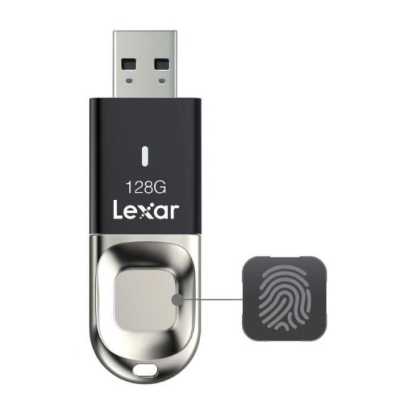 Lexar JumpDrive Fingerprint F35 128GB USB 3.0 flash-enhet