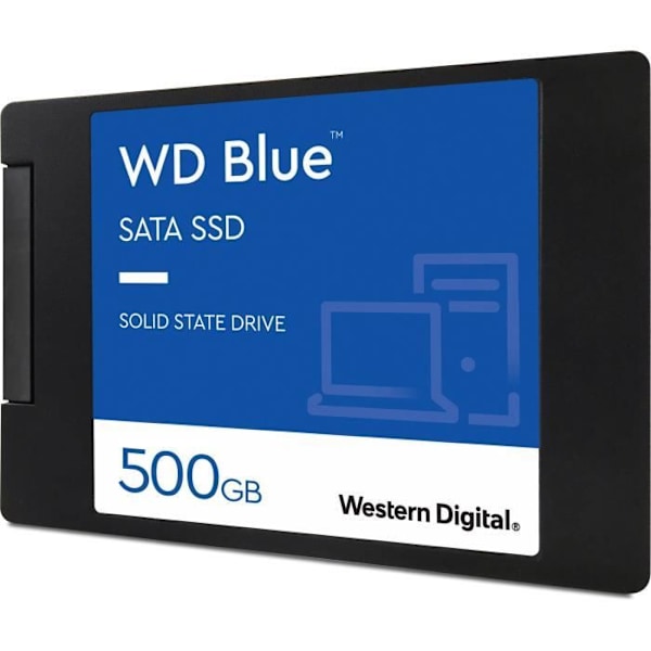 WD Blue™ - Sisäinen SSD - 3D Nand - 500Go - 2.5" (WDS500G2B0A)