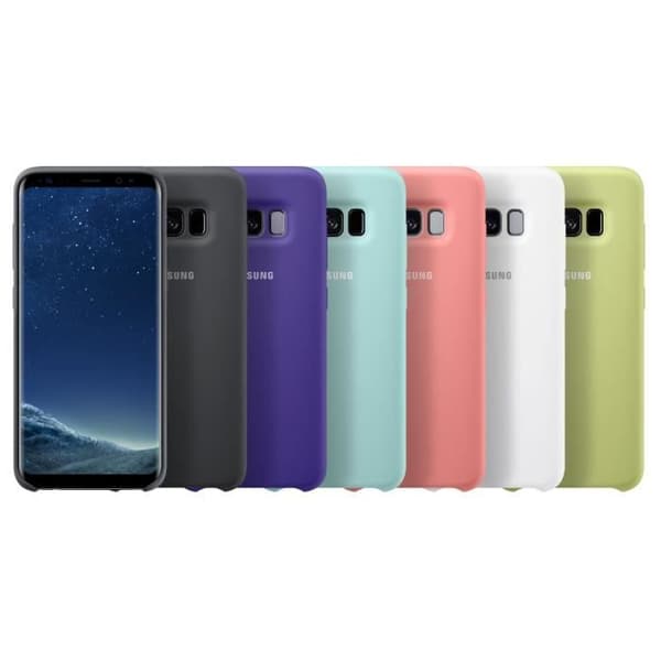 Samsung Silicone Case S8+ vaaleanpunainen Rose