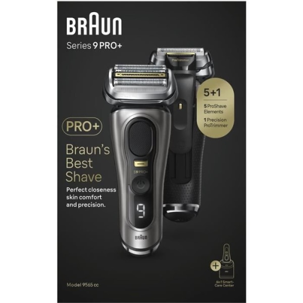 Braun Series 9 Pro+ 9565cc herrrakapparat Grå