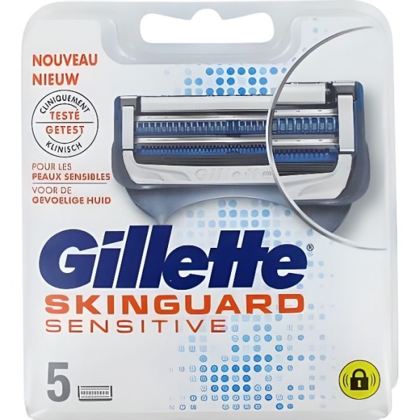 GILLETTE Skinguard Sensitive Razor Blades - 5 refills