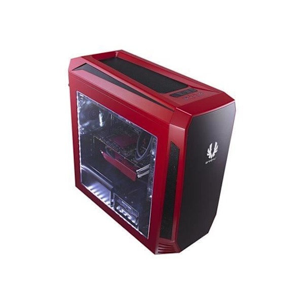 BOITIER PC MICRO ATX AEGIS PUNAINEN/MUSTA BITFENIX BFC musta, Punainen
