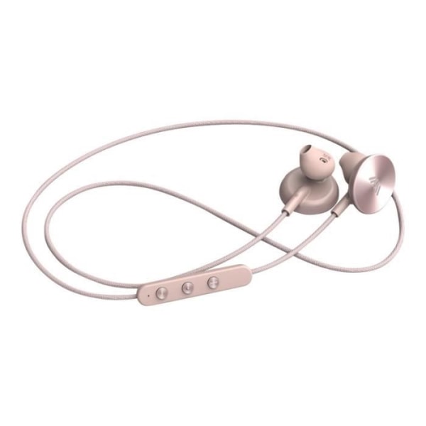 Høretelefoner - i.am+ - BUTTONS - Trådløse - Bluetooth - Lyserød/Lyserød - Øreprop rosa/rosa