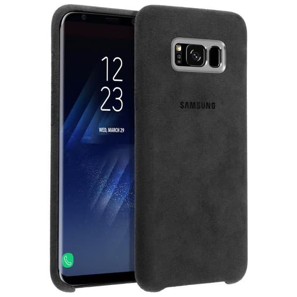 Samsung Coque i Alcantara S8+ Grå Grå