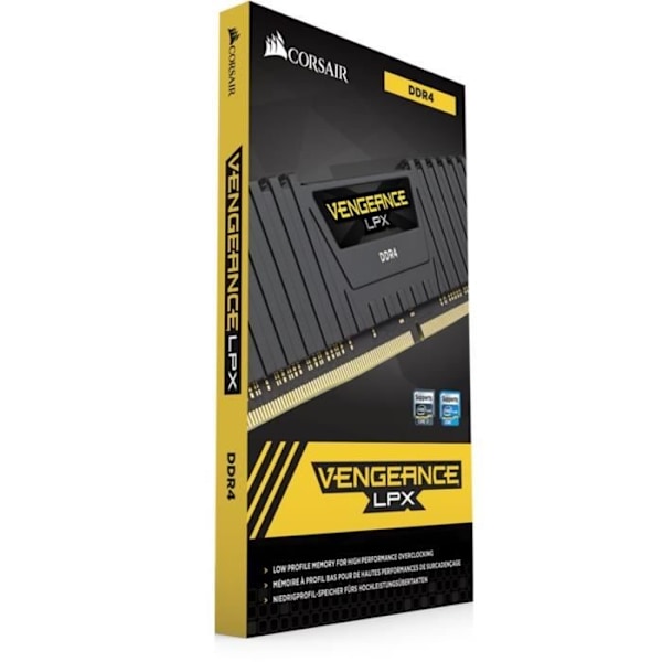 CORSAIR PC-hukommelse DDR4 - Hævn - 32 GB (2 x 16 GB) - 2666MHz - CASE 16 (CMK32GX4M2A2666C16)
