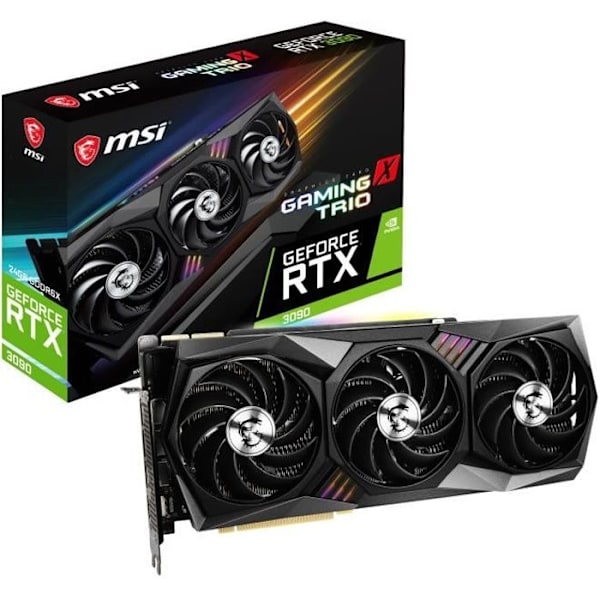 MSI GeForce RTX 3090 GAMING X TRIO-grafikkort - 24 GB