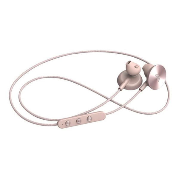 Høretelefoner - i.am+ - BUTTONS - Trådløse - Bluetooth - Lyserød/Lyserød - Øreprop rosa/rosa