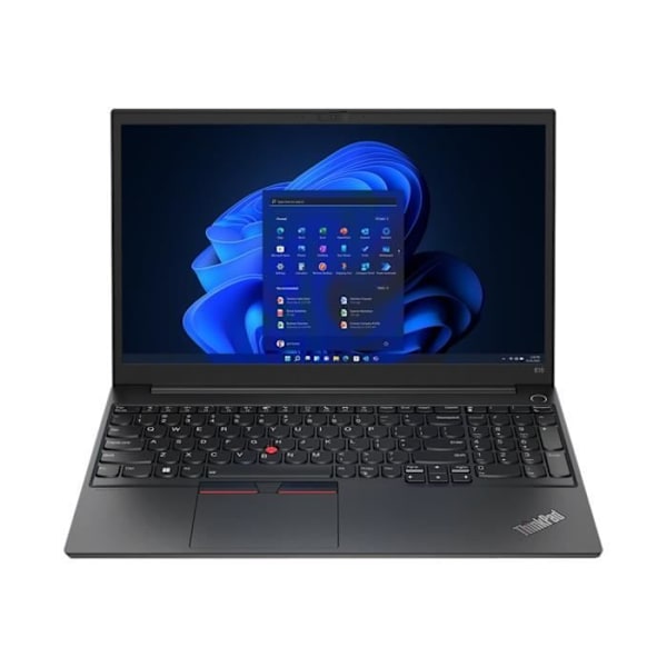 Bærbar computer - 180-graders hængselsdesign - Lenovo - Lenovo ThinkPad E15 Gen 4 - 15.6" - AMD Ryzen 5 5625U - 8 GB Sort