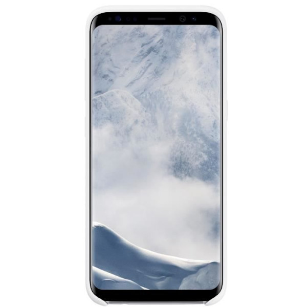 Silikonfodral - Samsung - Galaxy S8 Plus - Stötskydd - Diskret design - Mjuk Vit