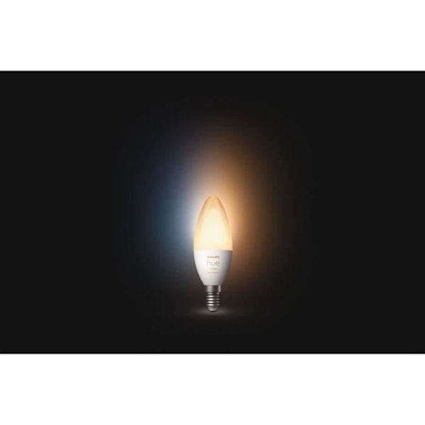 Philips Hue White Ambiance E14 flame 6W kytketyt polttimot
