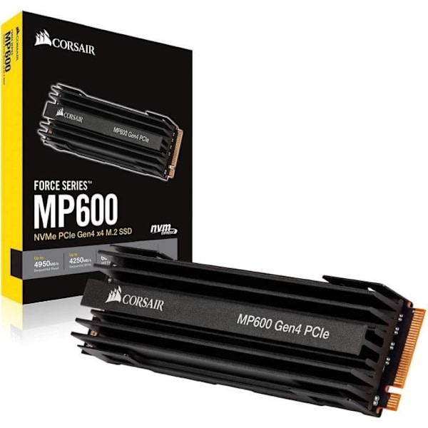 CORSAIR - Sisäinen SSD - Force Series MP600 - 1To - M.2 Nvme Gen 4 (CSSD-F1000GBMP600)