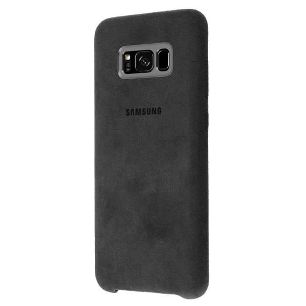 Samsung Alcantara Cover S8+ Grå Grå