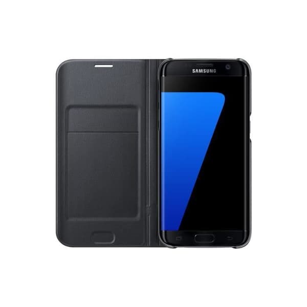 Samsung LED View Cover S7 Edge Cover - Sort