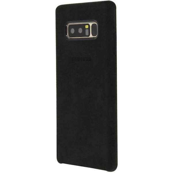 Samsung Note8 Alcantara kotelo - musta Svart