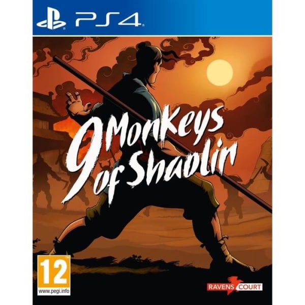 9 Monkeys of Shaolin PS4-spel Vit