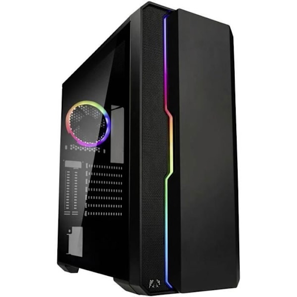 Kolink Balance ARGB svart spelfodral - Midi tower - 120 mm fläkt - E-ATX