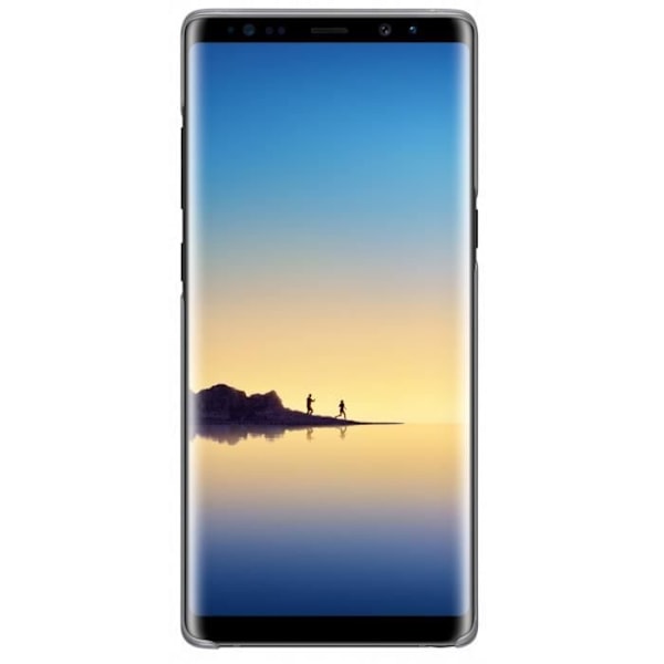 Samsung Note8 Ultra Thin kirkas kotelo - musta Svart