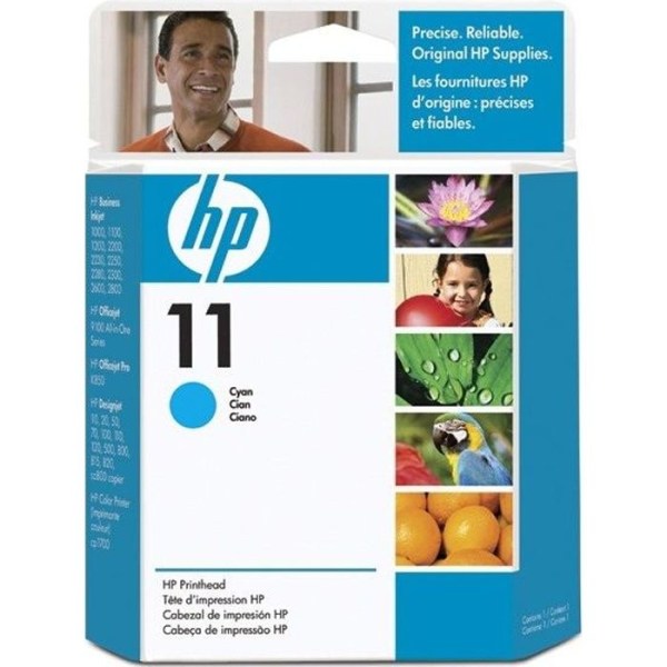 HP skrivhuvud 11 - 24 000 sidor - Paket med 1 - Cyan