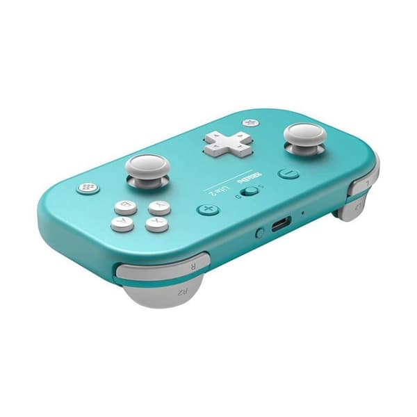 8BitDo Lite 2 Turkoosi Bluetooth-ohjain Switchille, Androidille, Raspberry Pille Turkos