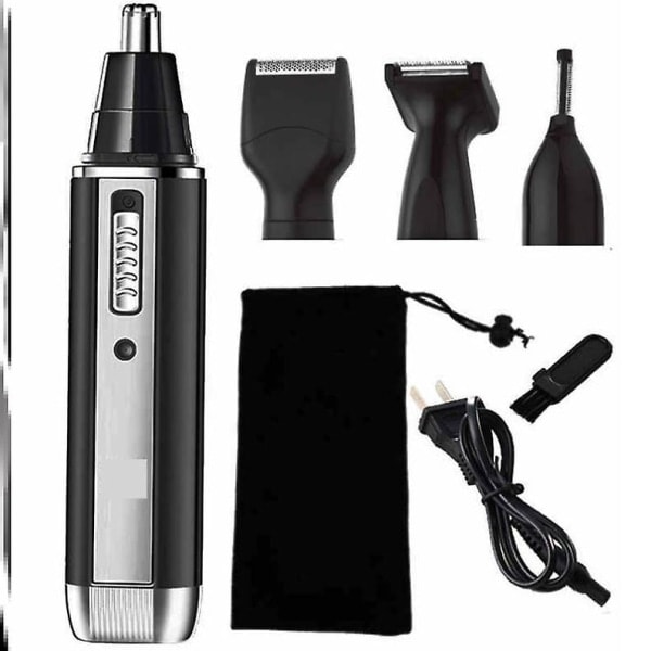 Miesten nenäkarvatrimmeri, 4-in-1 USB ladattava korva- ja nenäkarvatrimmeri