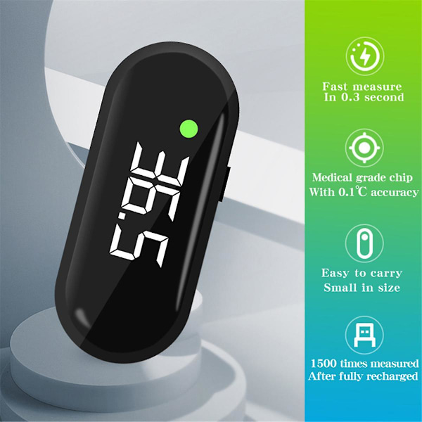 Pande Termometer Mini USB Termometer Digital Baby Monitor Infrarød Kropstemperatur til Børn