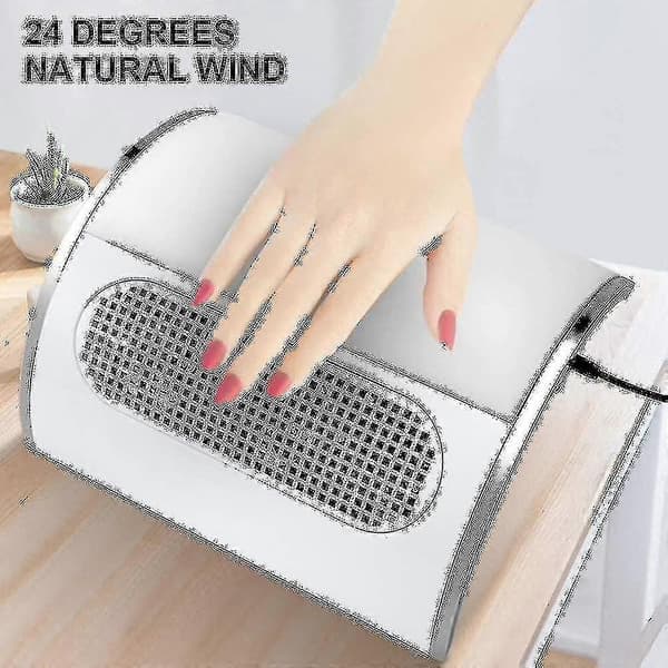 Nageldammsugare 80W, Dubbelfläkt, Hög Effekt, Nagelmaskin