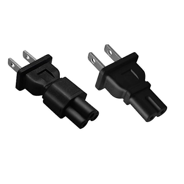 US 2-pins til IEC320 C5/C7 strømomformer C5/C7 konverteringsplugger for bærbar PC Suffix 1 15P TO C7