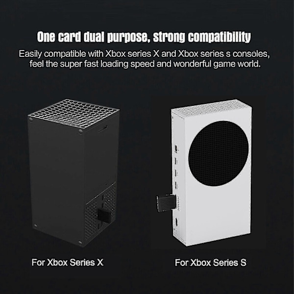 Bærbar 1TB SSD til Xbox Series X/S - M.2 Udvidelseskortboks
