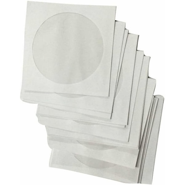 CD-papirpose/hvit brettbar CD-papirpose 50 stykker per pakke (12,5*12,5CM)