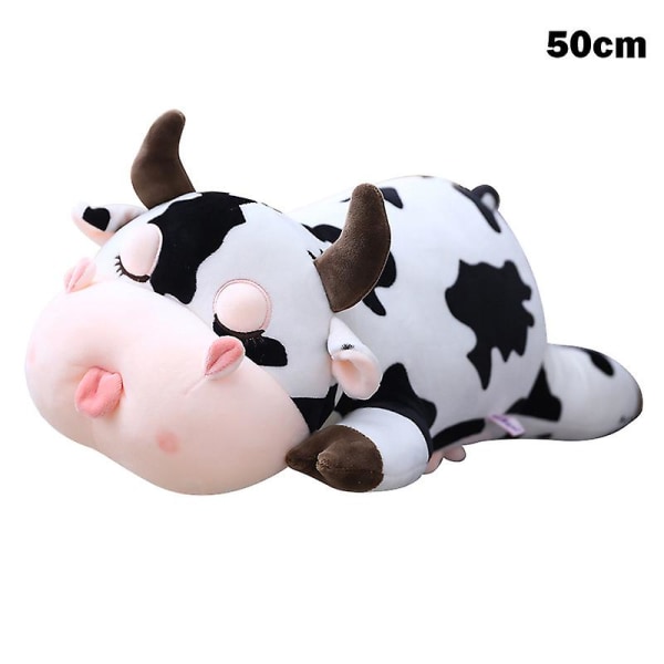 30/50 cm ko kudde plysch leksak prickig svart och vit plysch mjölkaktig ko kramande kudde för barn Pojkar Flickor Födelsedagspresent