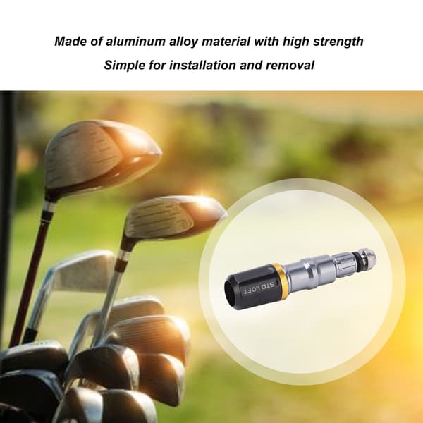 Golfskaft Adapter Muffe Driver Tip Bold Klub Connector Aluminium til Golf Putter Rutine Træningsspil