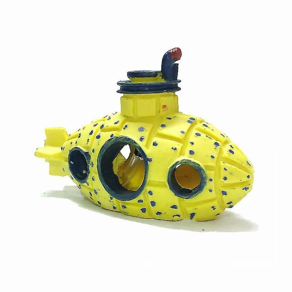 Aquarium Fish Tank Air Pump Color Submarine Hideout