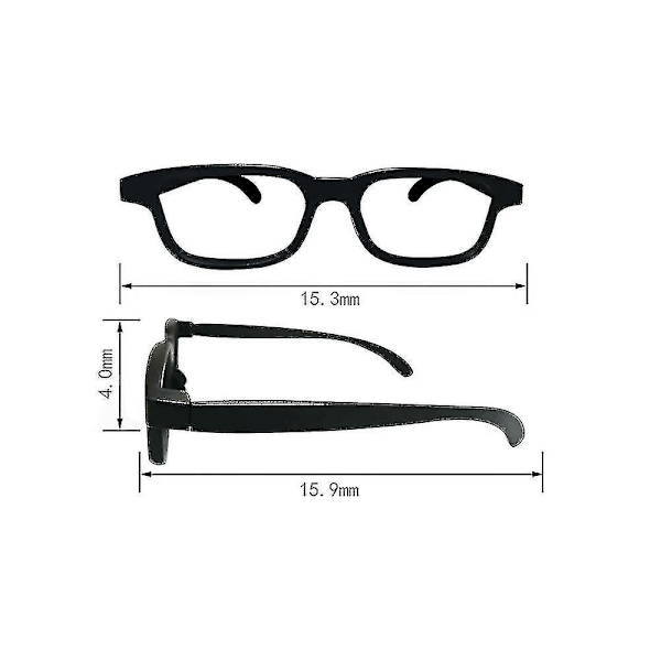 Voksne 3D-briller 3D stereoskopiske 3D polariserede briller
