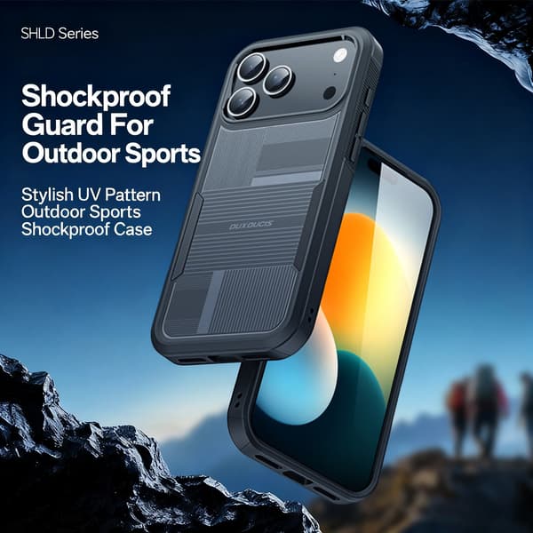 Militærgrad Støtsikkert iPhone-deksel for iPhone 17-serien - Robust og slitesterkt deksel med stilig geometrisk design Simple Shadow Pattern iPhone?17 Air